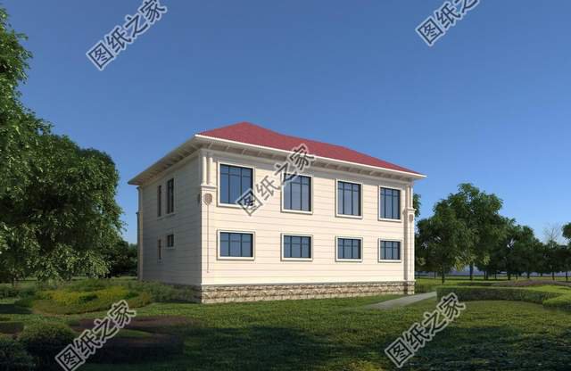 二層華麗農(nóng)村自建房設(shè)計，帶著歐式的典雅，猶如藝術(shù)氣息的油畫