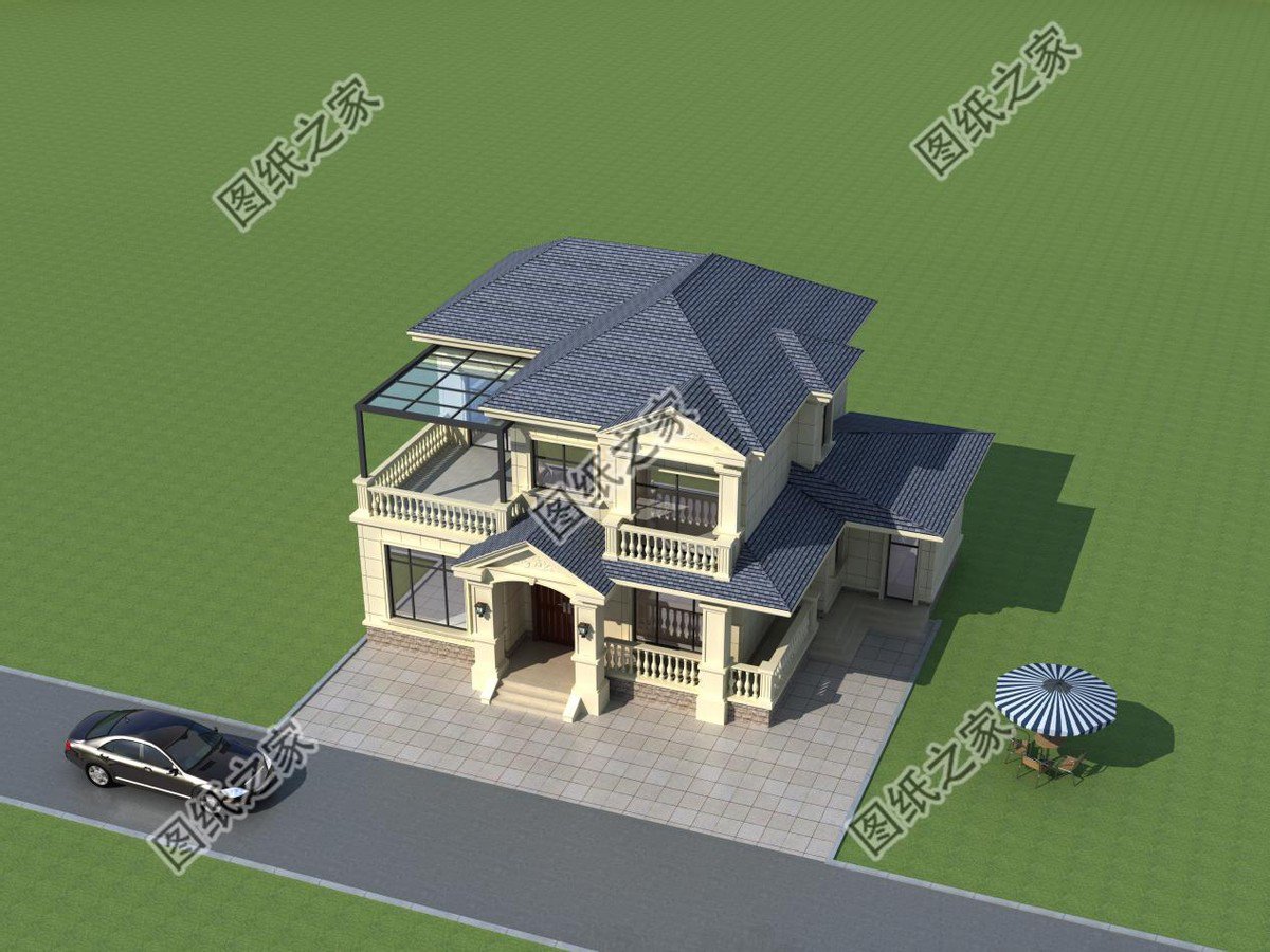 二層半唯美別墅設(shè)計(jì)，帶有時(shí)代的色彩，以獨(dú)特的魅力征服了眾人