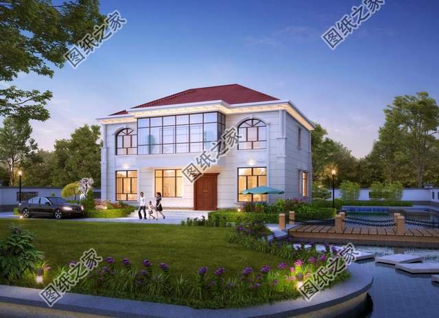 農(nóng)村溫馨二層自建房，煙火村聲遠(yuǎn)，林菁野氣香