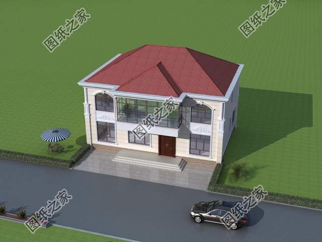 農(nóng)村溫馨二層自建房，煙火村聲遠(yuǎn)，林菁野氣香