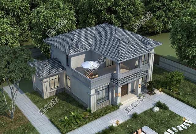 新中式二層別墅設計圖，源起東方傳統(tǒng)中式，重塑新時代完美住宅