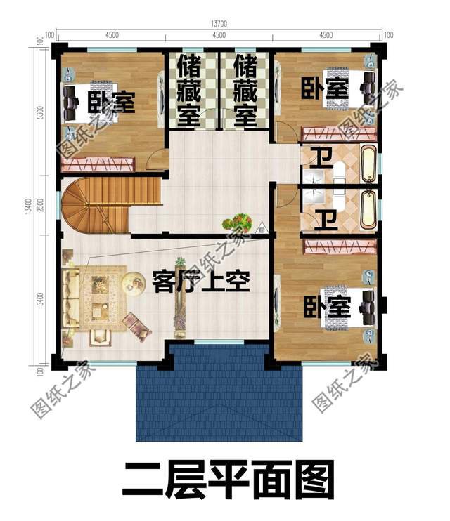 50w農(nóng)村三層別墅設(shè)計(jì)圖，在這里靜下心來(lái)，身體也會(huì)得到放松