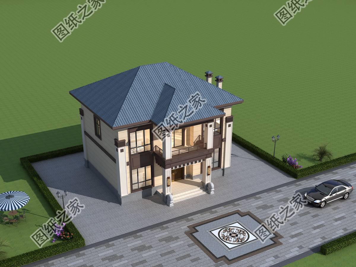 帶土炕房二層別墅設(shè)計(jì)，簡(jiǎn)單實(shí)用戶型最經(jīng)典，適合二層住宅