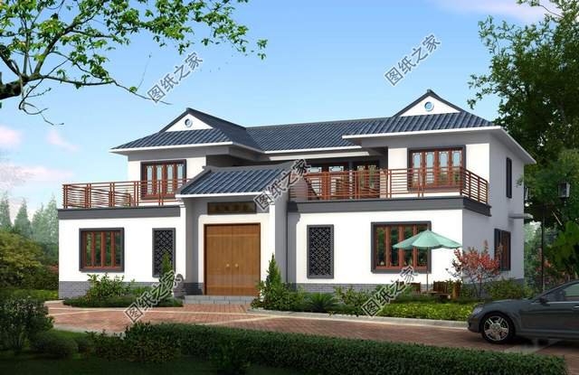 農(nóng)村小型合院設計，外觀莊重大氣，內(nèi)部布局講究