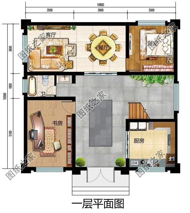 小戶型二層合院設計，是我們中式住宅的傳承，更接地氣