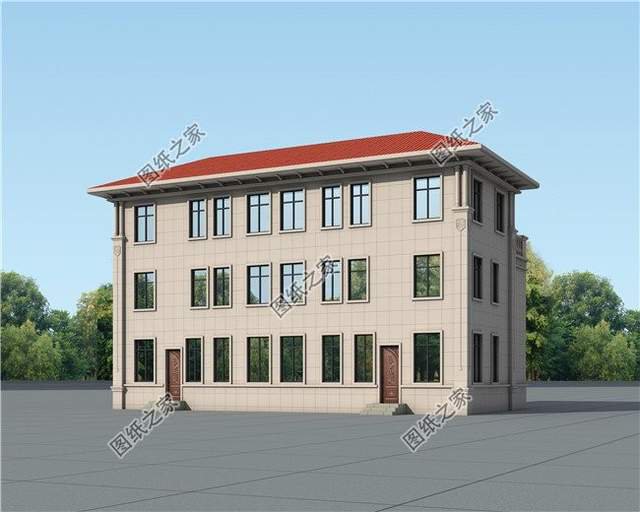 雙拼三層歐式別墅設(shè)計(jì)，和諧大家庭建房最優(yōu)選擇