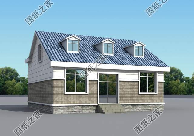 坡屋頂二層別墅，美觀大方，設(shè)計精美又實用