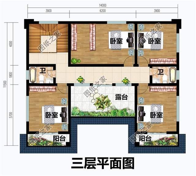 新中式三層別墅設(shè)計(jì)，對(duì)稱之美溢于言表，內(nèi)斂樸素