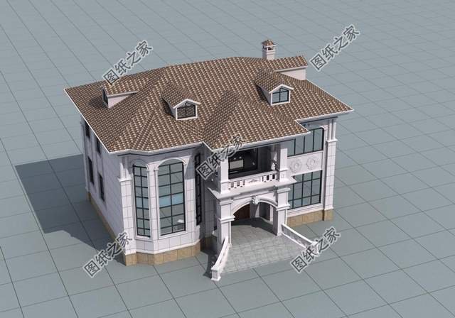 農(nóng)村二層別墅設(shè)計(jì)，外墻配色簡約素樸，給人以美好生活的向往