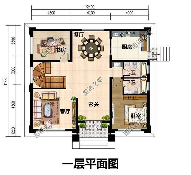 三層自建房設(shè)計(jì)圖，經(jīng)典美觀歐式住宅，村里人都搶著蓋