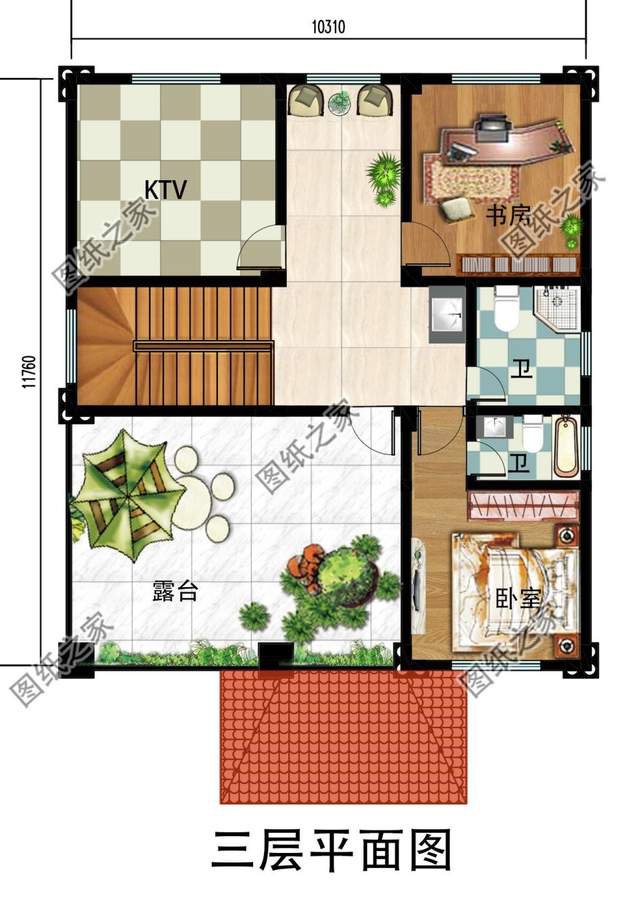 經(jīng)典小戶型三層別墅，雍雅華貴，藝墅如畫