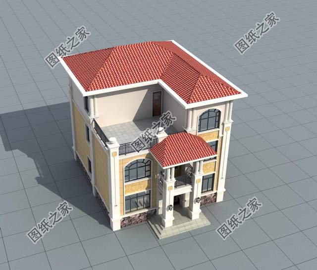 經(jīng)典小戶型三層別墅，雍雅華貴，藝墅如畫