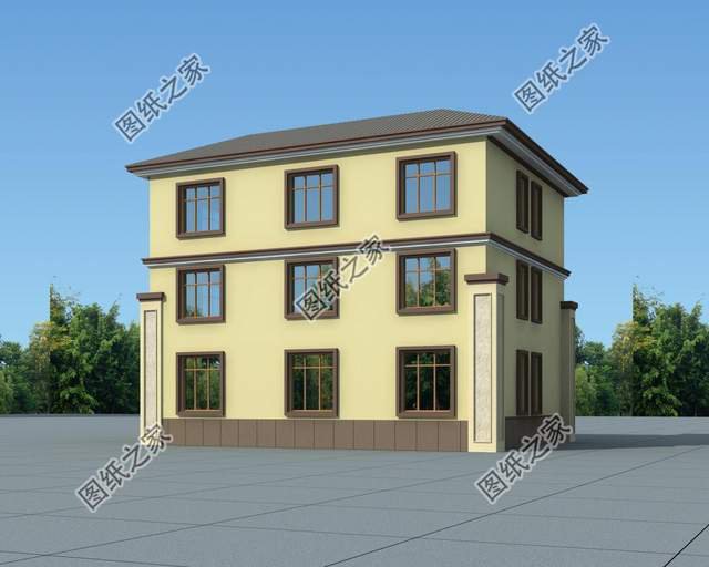 新中式三層自建房，簡(jiǎn)單現(xiàn)代風(fēng)情，包含濃厚東方神秘色彩