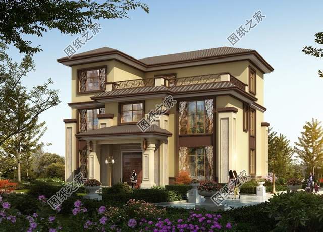 新中式三層自建房，簡(jiǎn)單現(xiàn)代風(fēng)情，包含濃厚東方神秘色彩