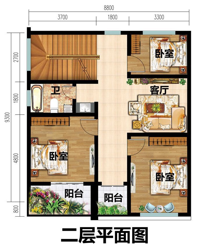 現(xiàn)代別墅設(shè)計(jì)方案及效果圖，好看實(shí)用，回老家度假最為合適