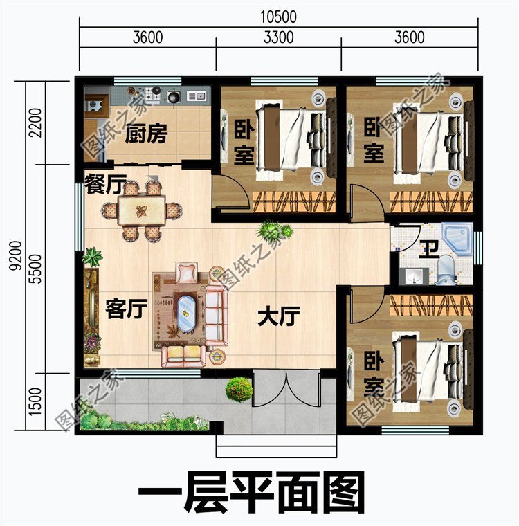15萬(wàn)以內(nèi)一層自建房，簡(jiǎn)單好看，蓋房住的舒心才是好設(shè)計(jì)