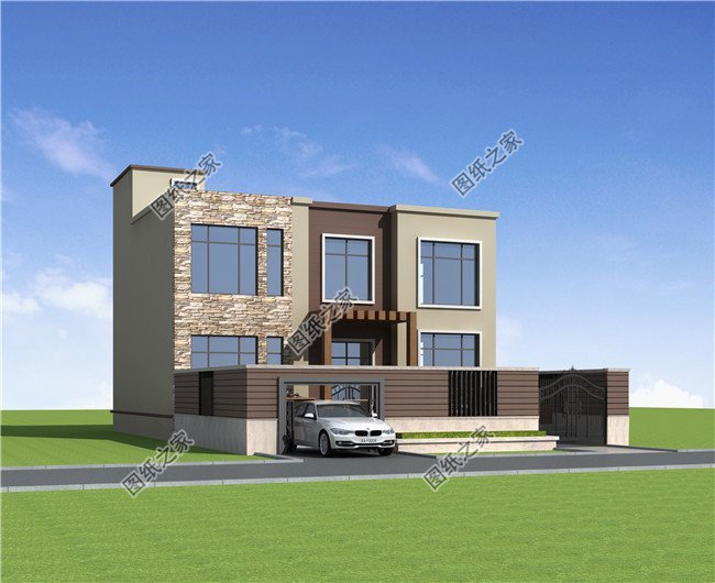 現(xiàn)代風(fēng)二層別墅，簡(jiǎn)約的設(shè)計(jì)理念帶給你最真實(shí)的居住感受