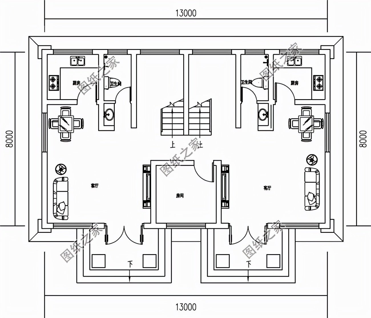 兄弟倆回建房，農(nóng)村雙拼別墅是個不錯的選擇