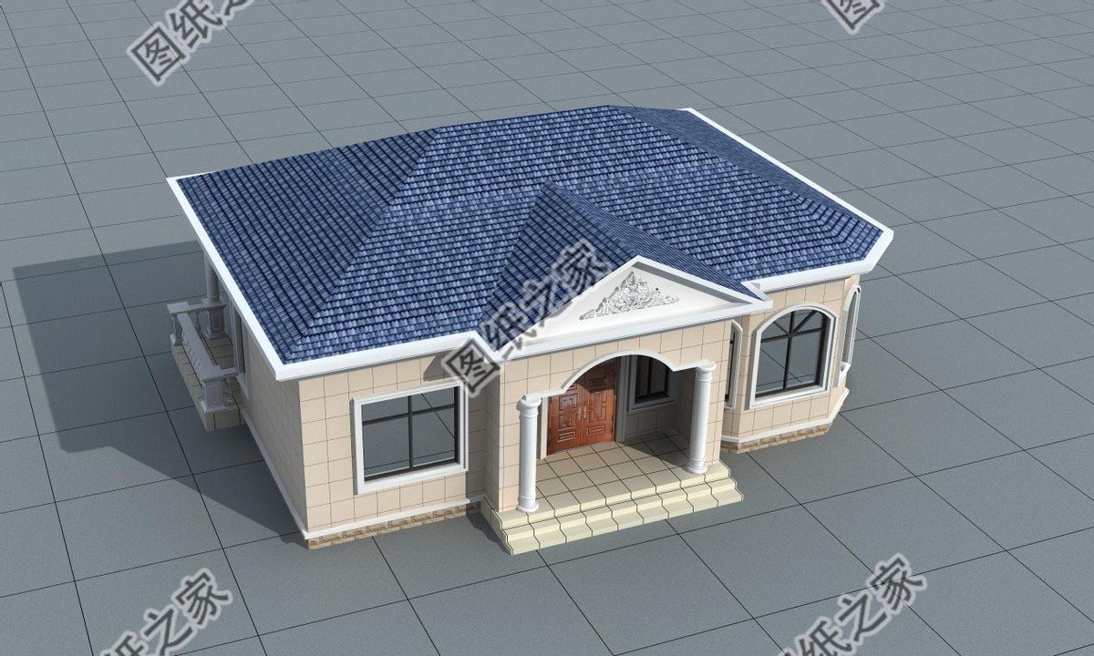 一層養(yǎng)老戶型別墅，送給父母的一座小房屋，住進悠閑的小家