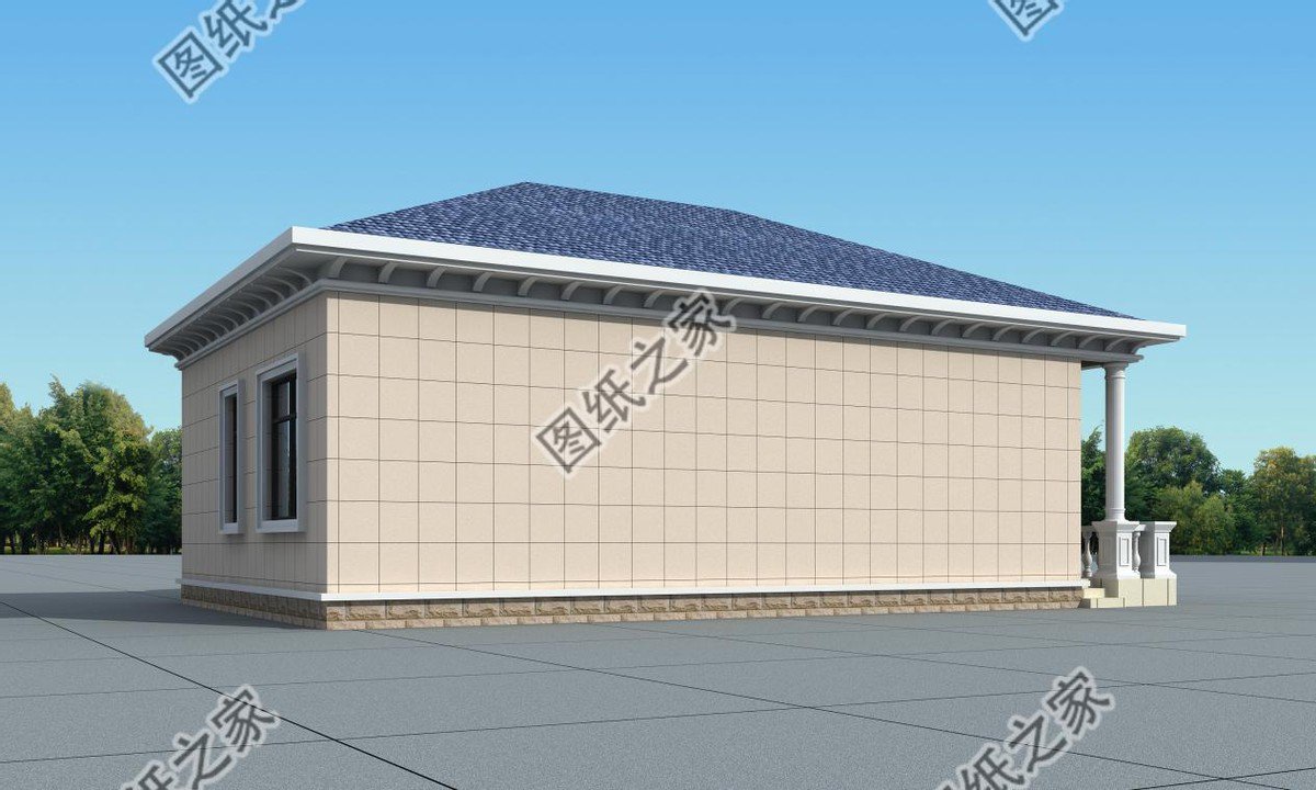 一層養(yǎng)老戶型別墅，送給父母的一座小房屋，住進悠閑的小家