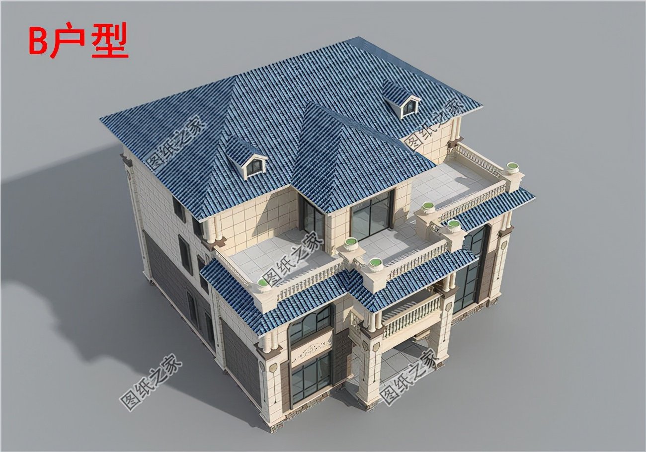 二層半農(nóng)村別墅設(shè)計(jì)，不浪費(fèi)錢，家庭生活溫暖舒適，經(jīng)濟(jì)實(shí)用