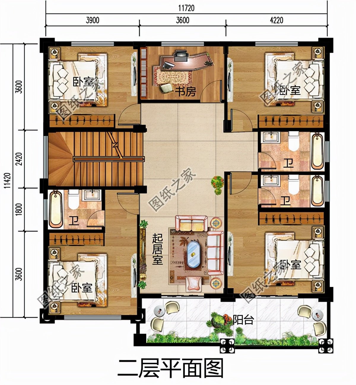 二層半農(nóng)村別墅設(shè)計(jì)，不浪費(fèi)錢，家庭生活溫暖舒適，經(jīng)濟(jì)實(shí)用