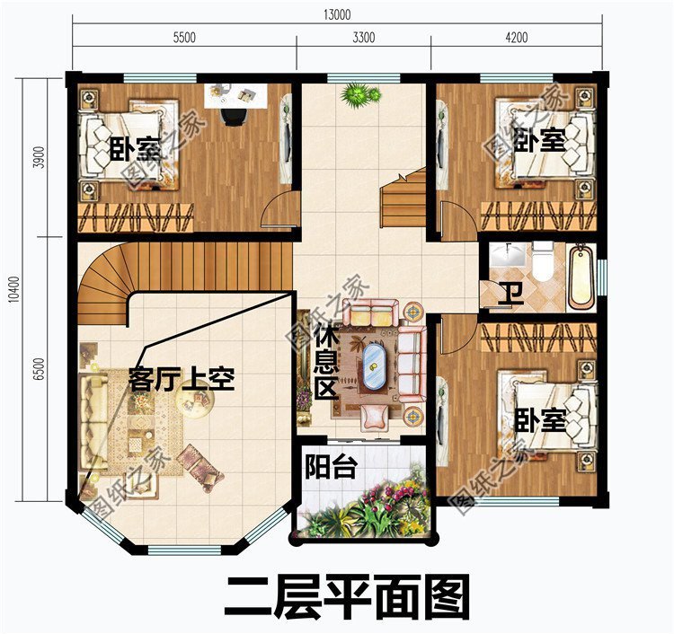 二層半農(nóng)村別墅設(shè)計(jì)，不浪費(fèi)錢，家庭生活溫暖舒適，經(jīng)濟(jì)實(shí)用