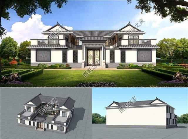 中式合院別墅設(shè)計(jì)，緊跟時(shí)代潮流，增加更多的實(shí)用性功能