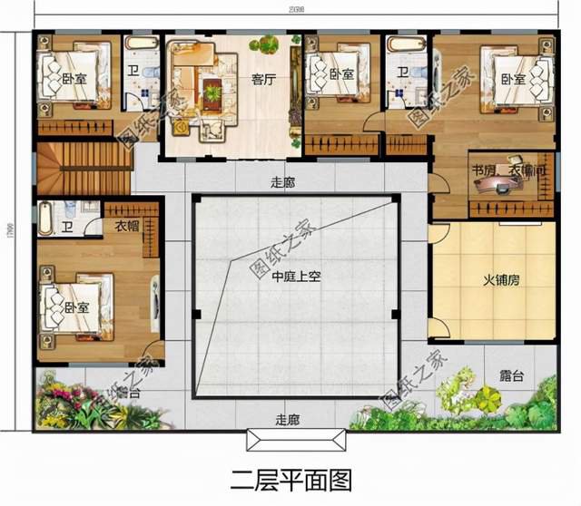 中式合院別墅設(shè)計(jì)，緊跟時(shí)代潮流，增加更多的實(shí)用性功能