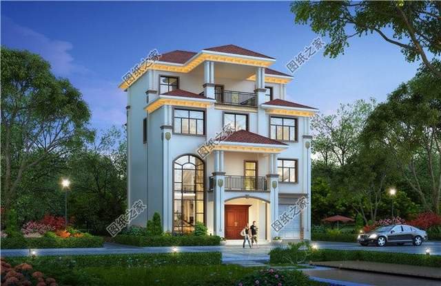 12x12.7米鄉(xiāng)村四層美宅設(shè)計(jì)，農(nóng)村大家庭建房首選