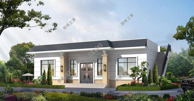 最實(shí)用的一層別墅，簡單又好看安逸舒適，是北方建房的首選