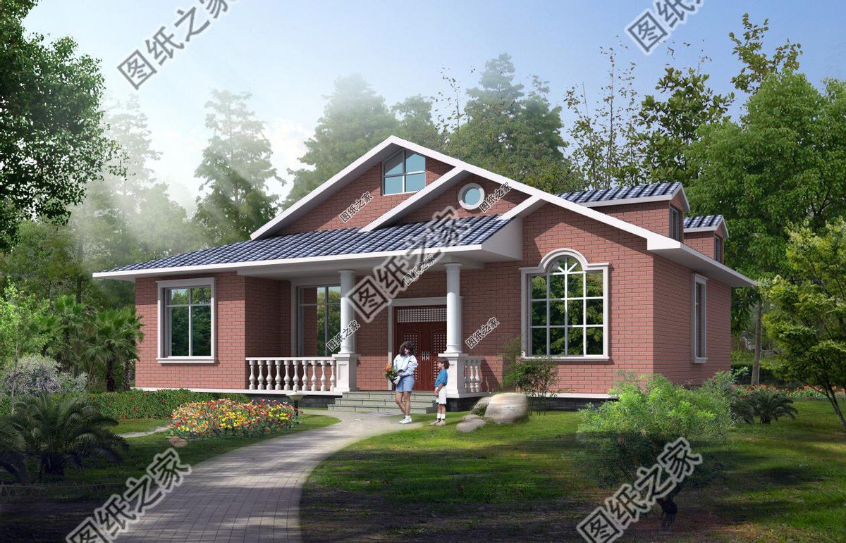 美式小二層別墅設(shè)計(jì)，在老家過上幸福的小資生活