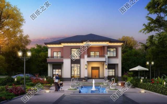 5款同色系農村別墅設計，配色組合簡單好看，經(jīng)典戶型超級溫馨