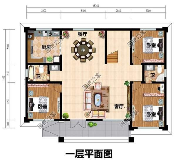 鄉(xiāng)村兩層自建房設(shè)計(jì)，農(nóng)村建房中的實(shí)力派，經(jīng)濟(jì)實(shí)用的好戶型