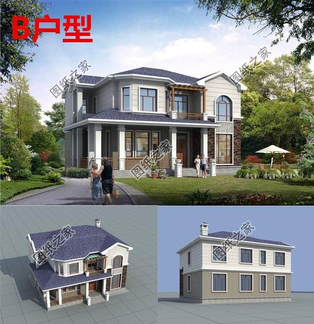 鄉(xiāng)村兩層自建房設(shè)計(jì)，農(nóng)村建房中的實(shí)力派，經(jīng)濟(jì)實(shí)用的好戶型