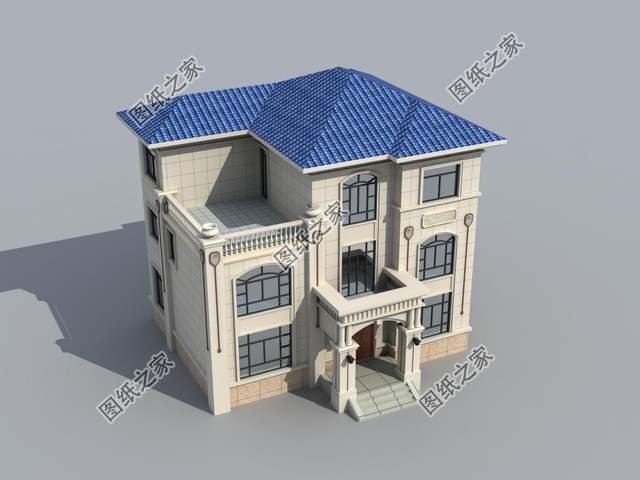 新農(nóng)村三層別墅設(shè)計，不易過時，這樣的住宅太讓人喜愛了