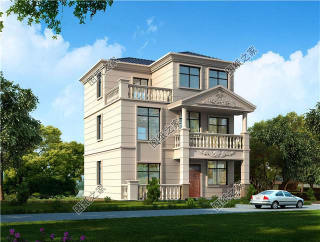 新農(nóng)村三層別墅設(shè)計，不易過時，這樣的住宅太讓人喜愛了