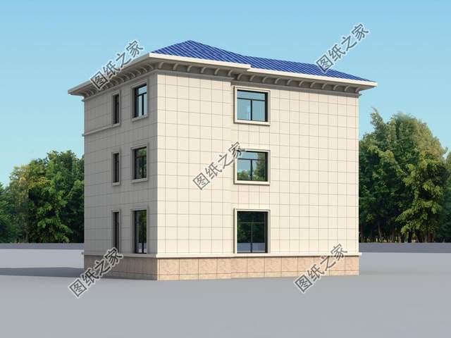 新農(nóng)村三層別墅設(shè)計，不易過時，這樣的住宅太讓人喜愛了