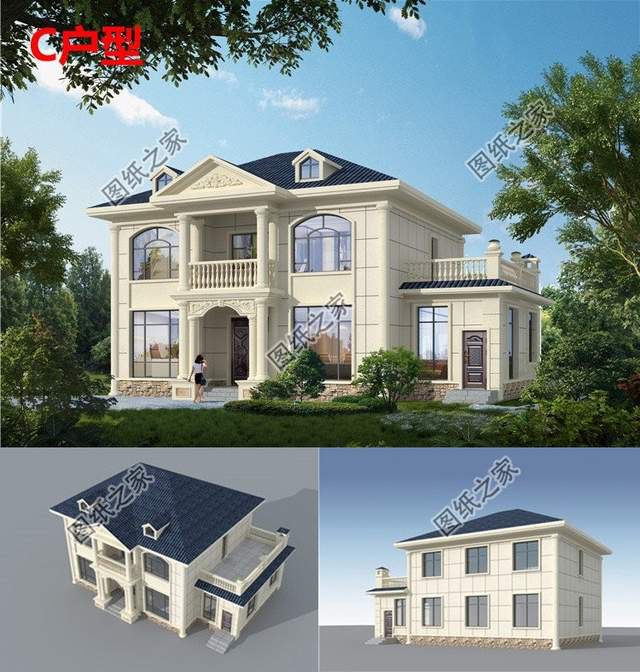 鄉(xiāng)村別墅帶偏房設(shè)計集，獨立廚房，保證清潔衛(wèi)生