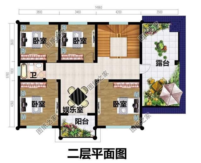 鄉(xiāng)村別墅帶偏房設(shè)計集，獨立廚房，保證清潔衛(wèi)生