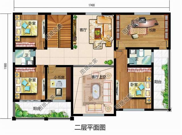 歐式復(fù)式別墅設(shè)計(jì)，室內(nèi)十分寬敞通透，提升居住體驗(yàn)感