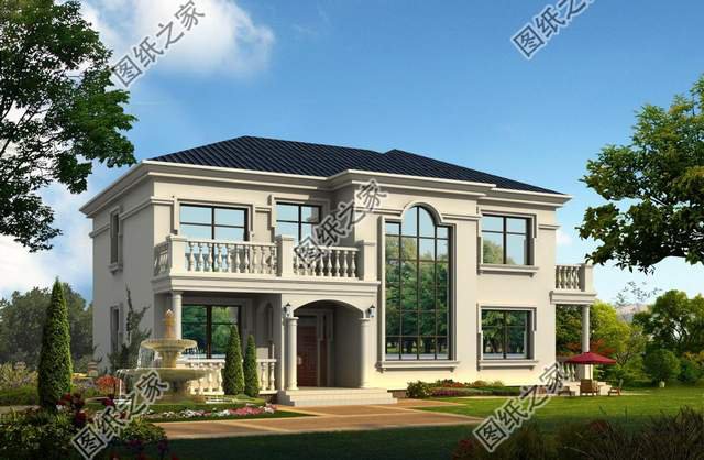 歐式復(fù)式別墅設(shè)計(jì)，室內(nèi)十分寬敞通透，提升居住體驗(yàn)感