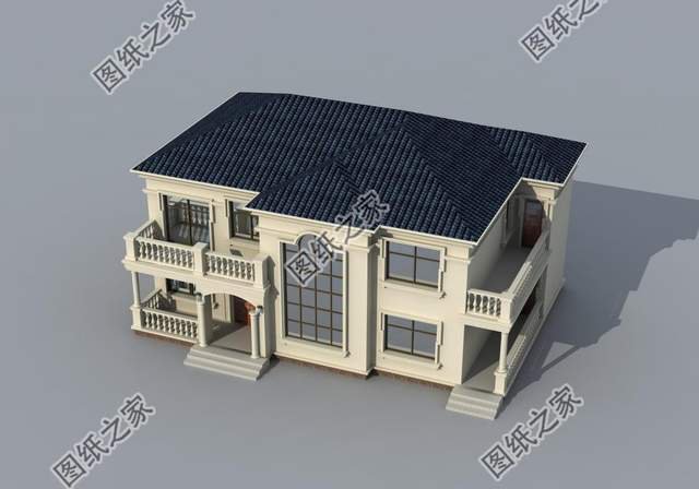 歐式復(fù)式別墅設(shè)計(jì)，室內(nèi)十分寬敞通透，提升居住體驗(yàn)感