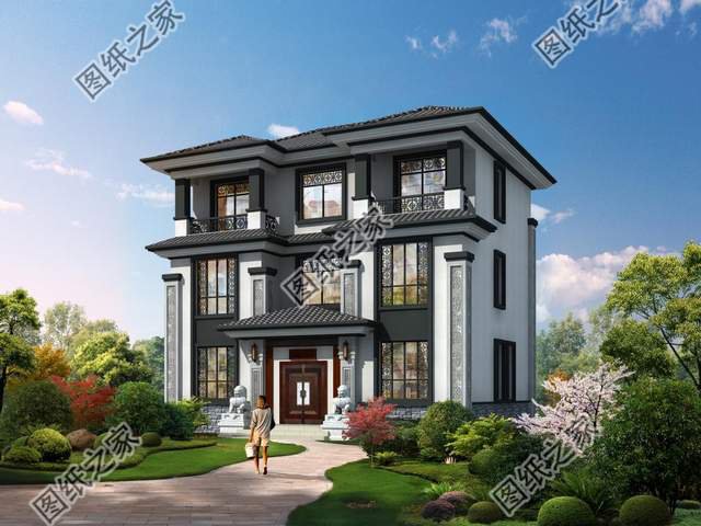 最美新中式農(nóng)村別墅設(shè)計(jì)，穩(wěn)重大氣中帶有流行時(shí)尚的氛圍