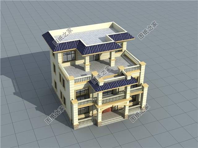 農(nóng)村三層別墅設(shè)計(jì)圖，高大氣派，氣場磅礴自帶強(qiáng)大氣場