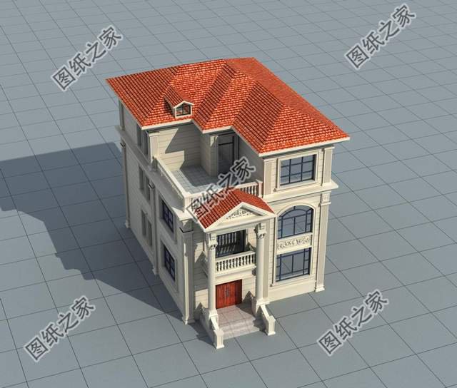 農(nóng)村小開間戶型別墅，經(jīng)過精美設(shè)計構(gòu)思后完全不輸大別墅