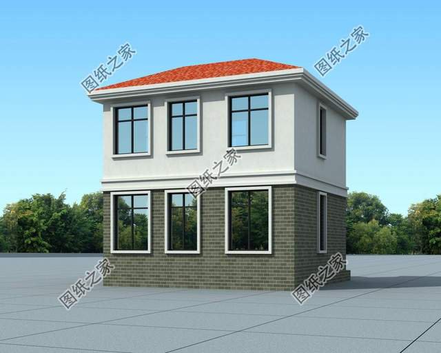 農(nóng)村小開間戶型別墅，經(jīng)過精美設(shè)計構(gòu)思后完全不輸大別墅