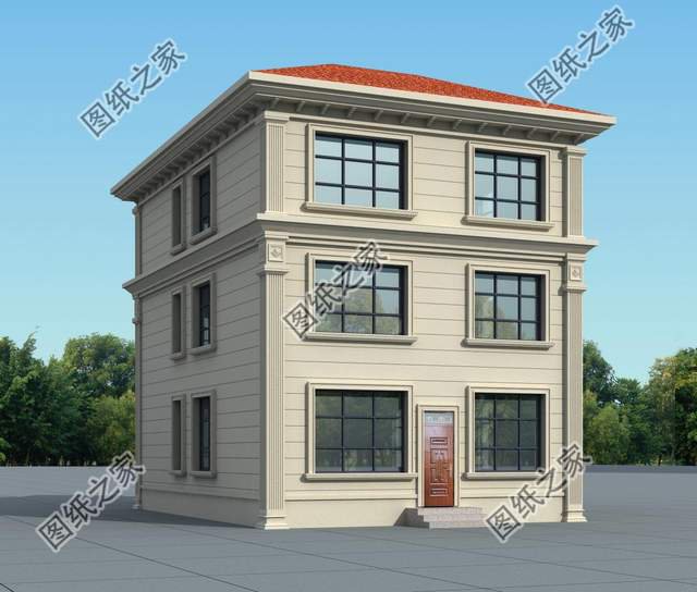 農(nóng)村小開間戶型別墅，經(jīng)過精美設(shè)計構(gòu)思后完全不輸大別墅