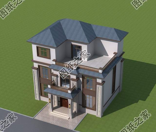 三層農(nóng)村別墅設(shè)計(jì)，絕對的奢華好看，看上去倍有面子