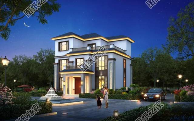 三層農(nóng)村別墅設(shè)計(jì)，絕對的奢華好看，看上去倍有面子